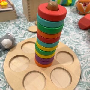Colorful Wooden Stacking Toy